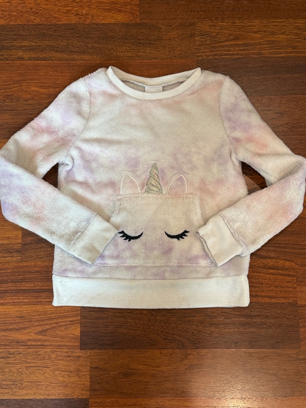 3/$12 Jumping Beans Plush Unicorn Pullover Sweatshirt (6X)